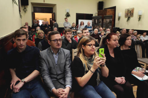 wykład poświęcony Olgierdowi B. Chołodeckiemu w Domu Kulturze w PZG Oddział Małopolski przy ul. Św. Jana 18 w Krakowie