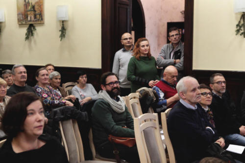 wykład poświęcony Olgierdowi B. Chołodeckiemu w Domu Kulturze w PZG Oddział Małopolski przy ul. Św. Jana 18 w Krakowie